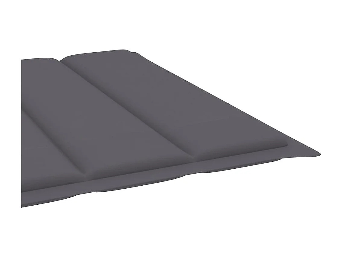 Sillón de jardín con mesa y cojín Pino impregnado