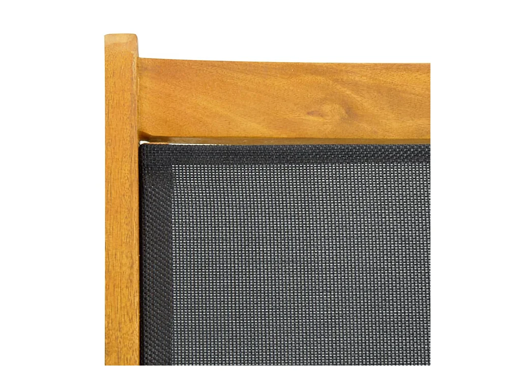 Outdoor-Loungesessel 2er-Set Massive Akazie und Textilene