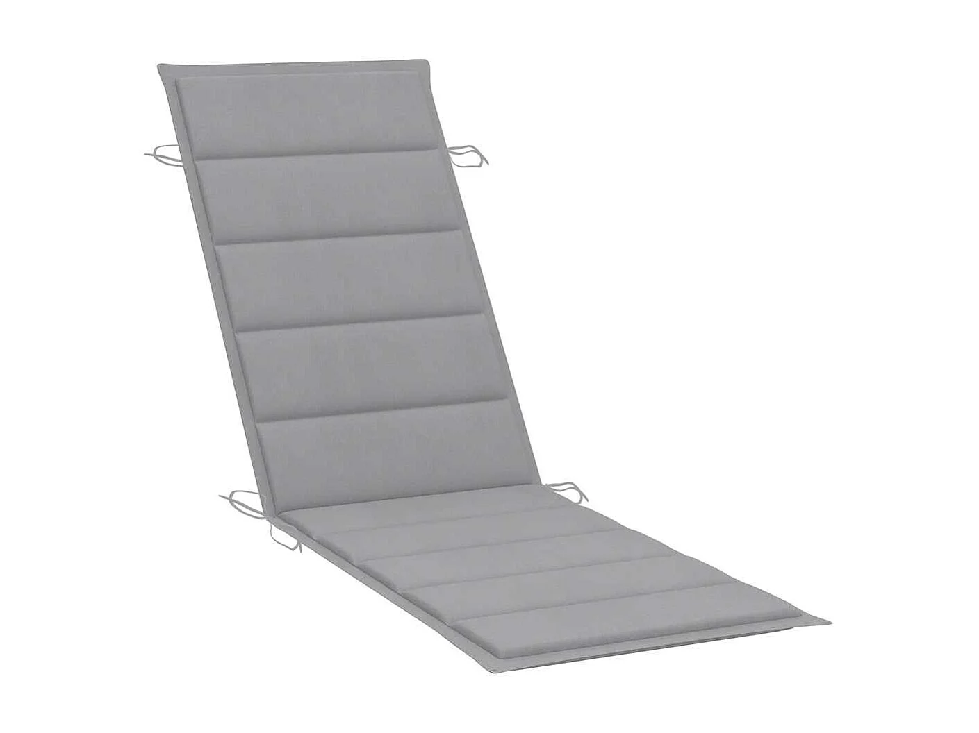 Chaise longue de jardin avec table et coussin Bois d'acacia