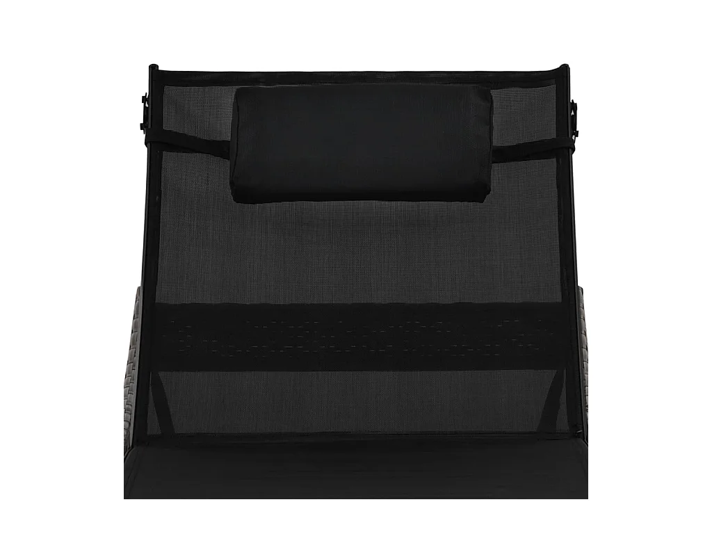 Bruine rieten stoel met kussen