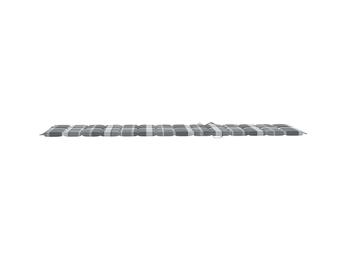 Chaise longue de jardin avec table et coussin Pin imprégné