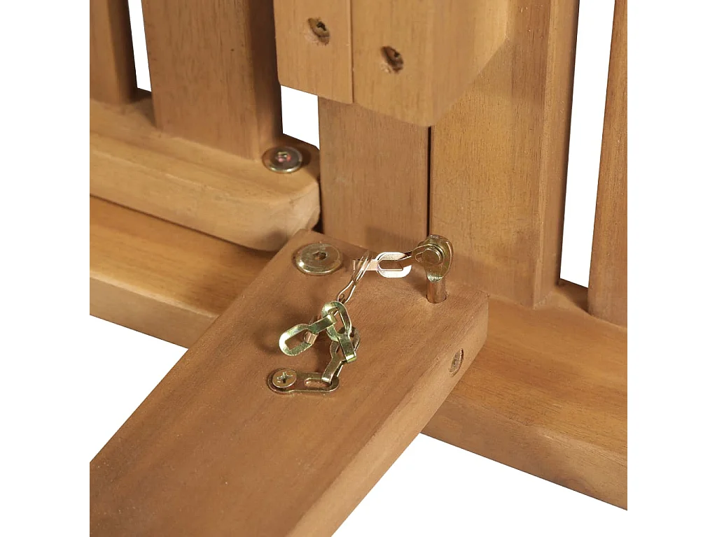 Sedia pieghevole in legno massello di acacia