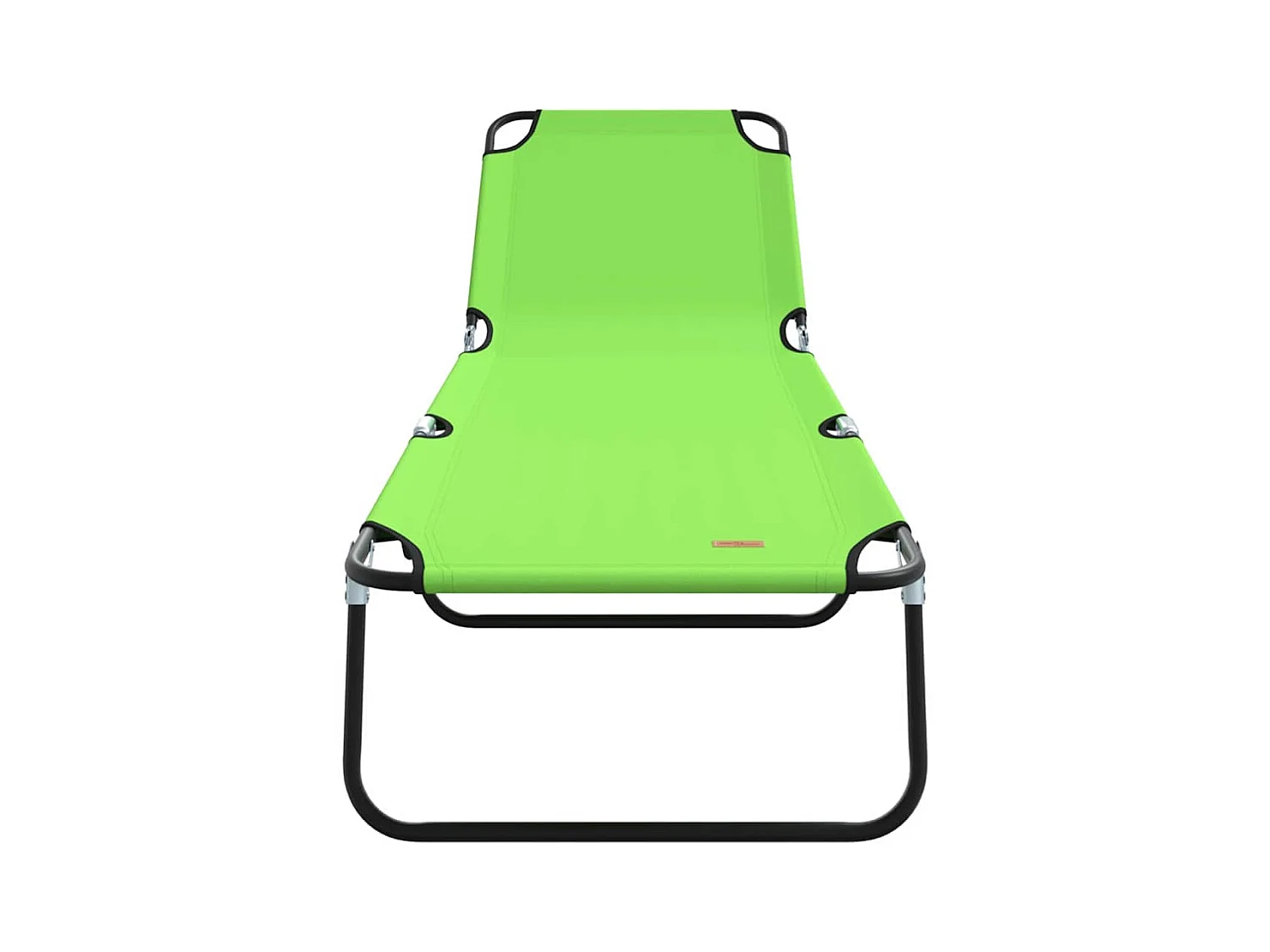 Opvouwbare ligstoel 1-persoons Groen 56 x 189 x 87 cm stof