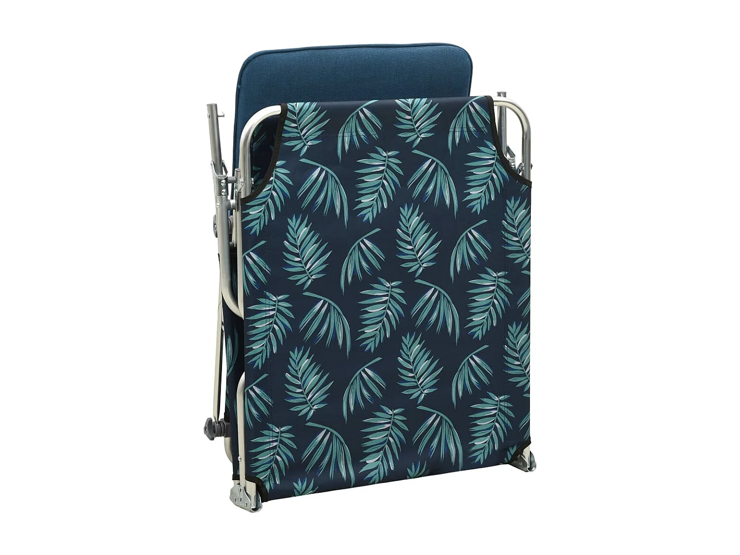 Opvouwbare loungestoel met aluminium bladpatroon