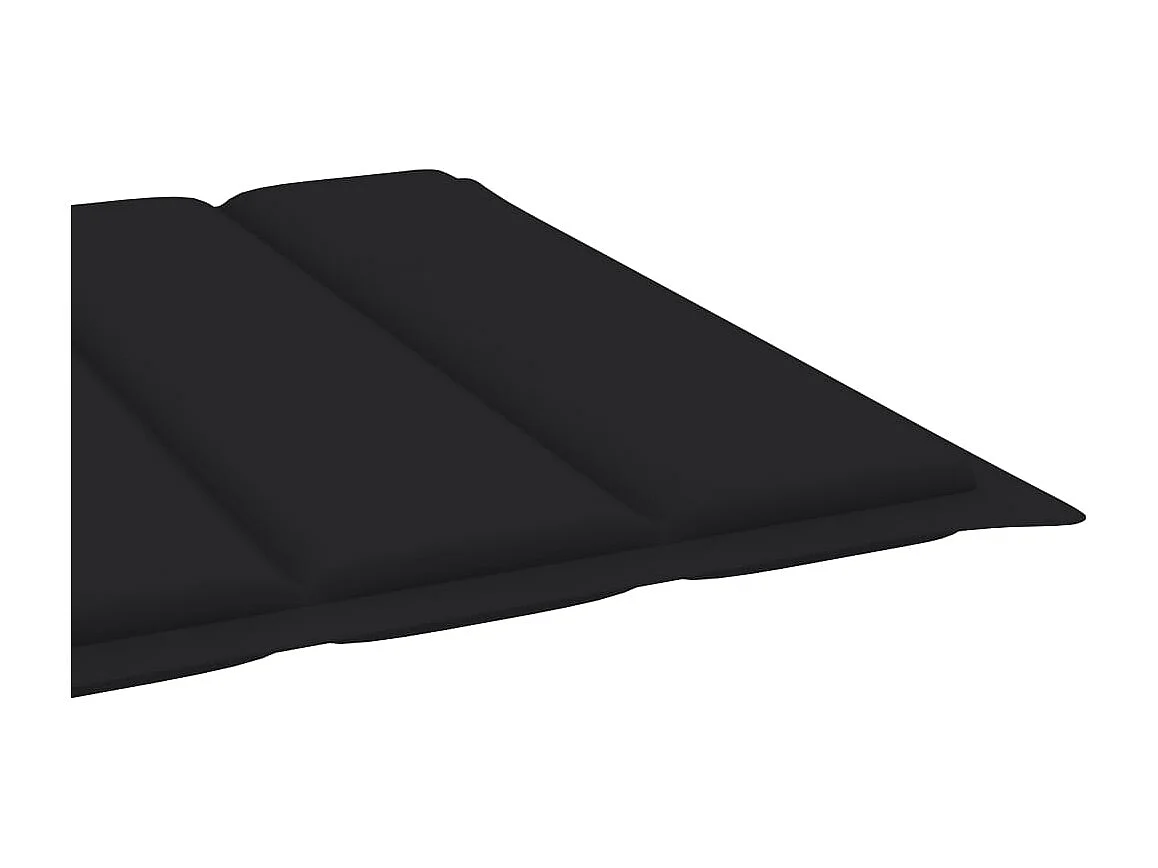 Chaise longue pour 2 personnes avec coussins Bambou