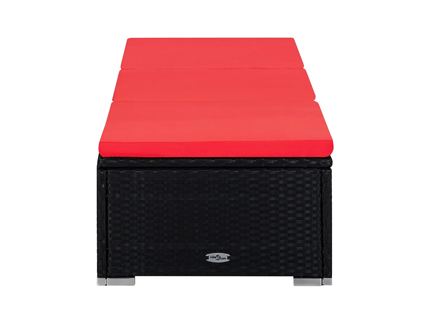 Tuinstoelen theetafel 3 stuks Poly wicker Zwart