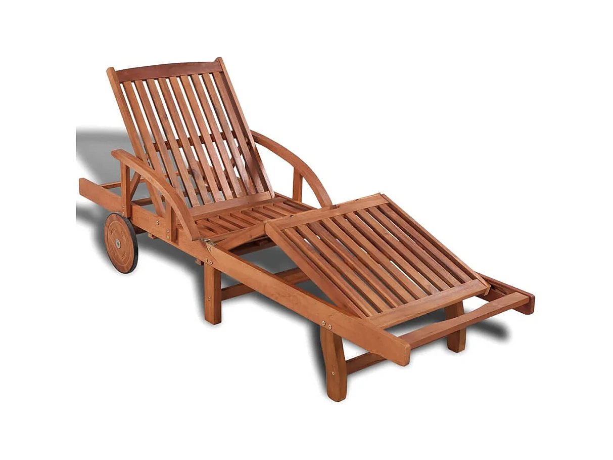 Massief acaciahouten loungestoel