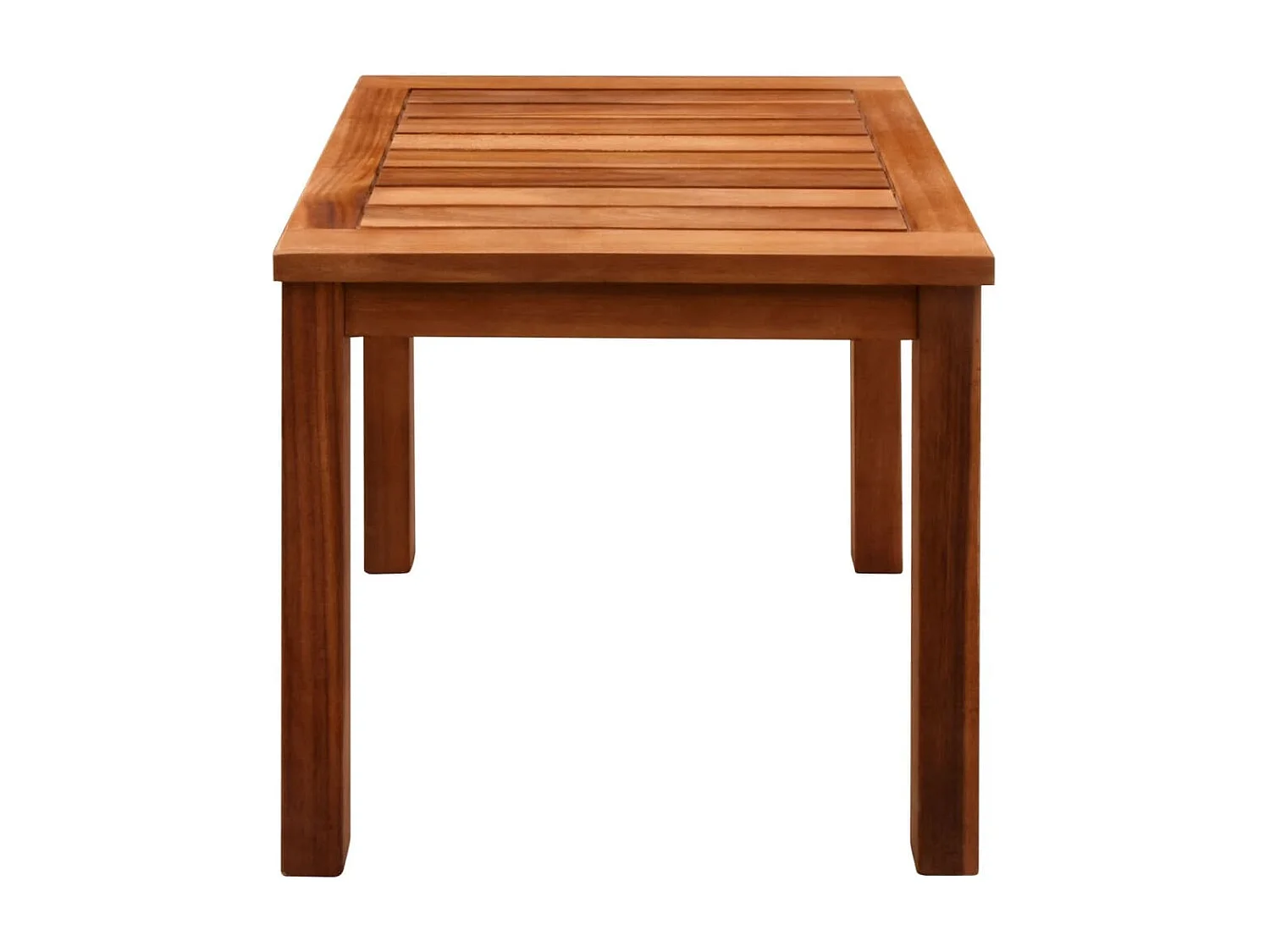 Set van 2 ligstoelen en tafel Acaciahout en textileen