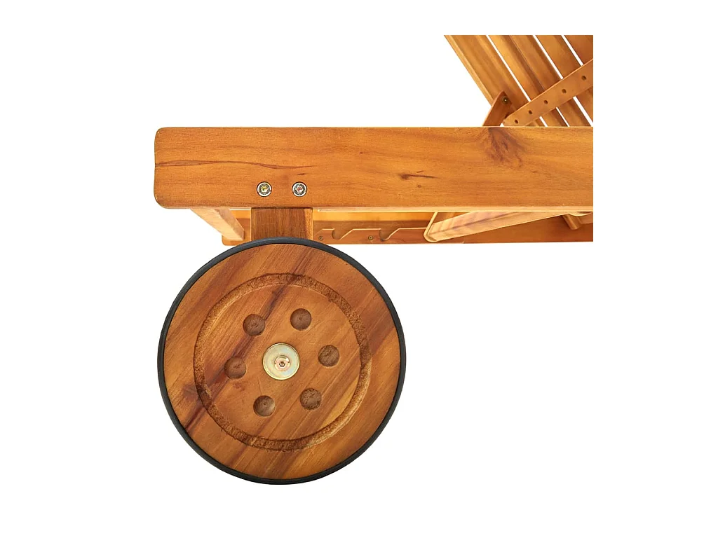 Massief acaciahouten loungestoel