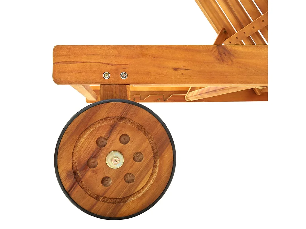 Sillón de madera maciza de acacia