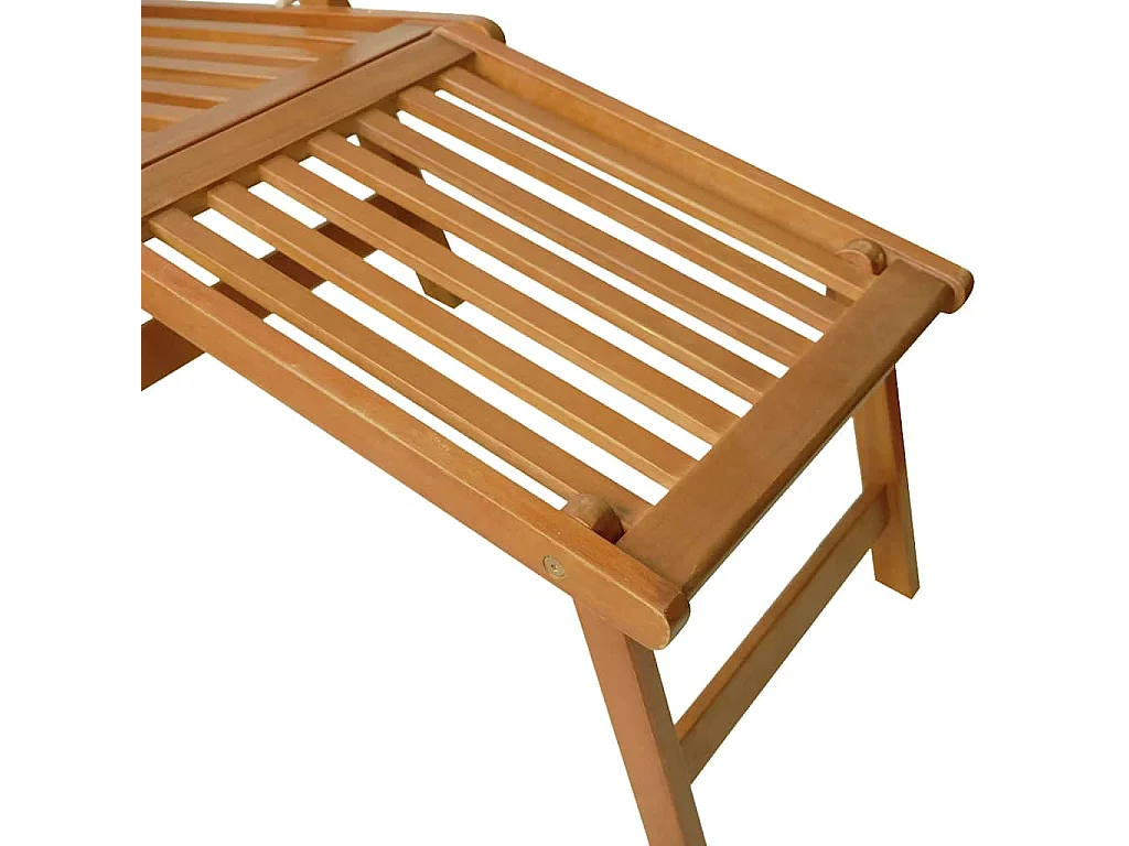 Voetenbank en tafel voor buiten van massief acaciahout