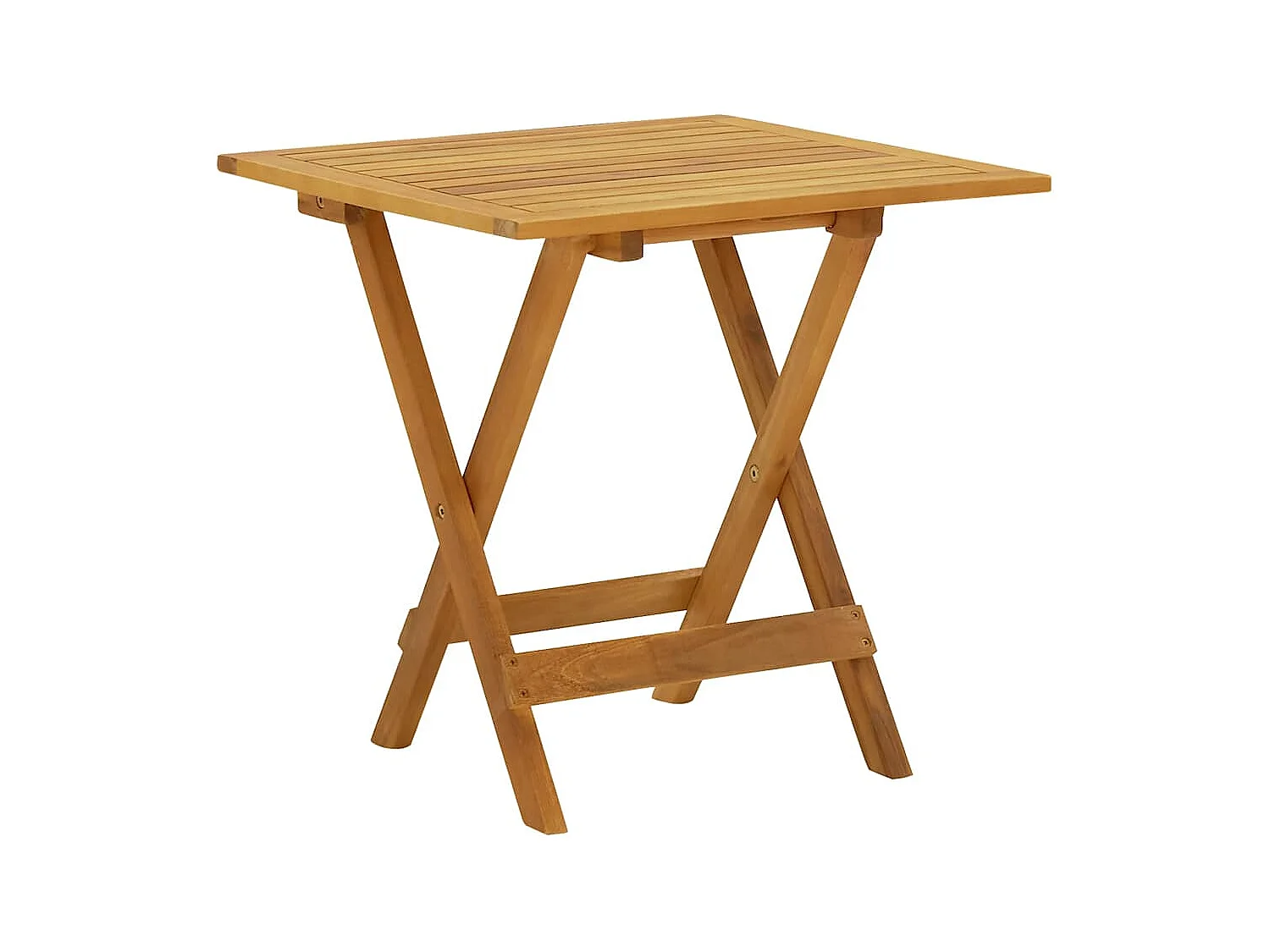 Poltrona da esterno con poggiapiedi e tavolo in massello di acacia