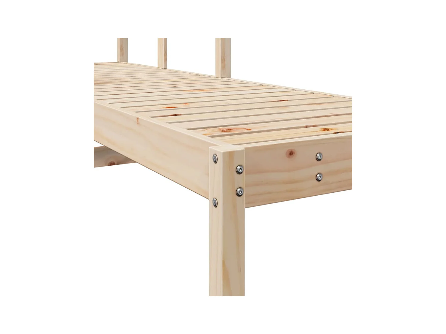 Chaise longue 199,5x62x55 cm massief grenenhout