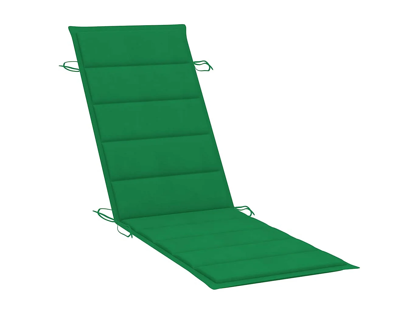 Chaise longue de jardin avec table et coussin Bois d'acacia