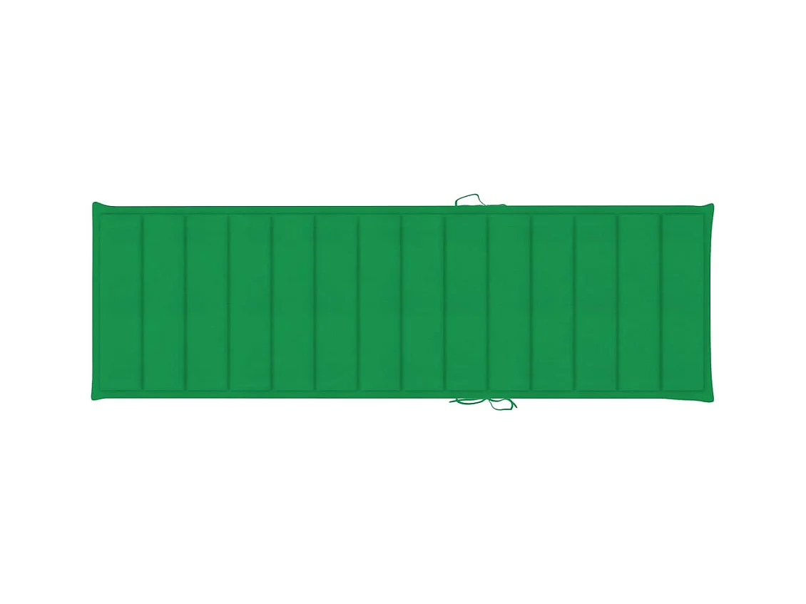 Poltrona da giardino con cuscino in legno massello di acacia