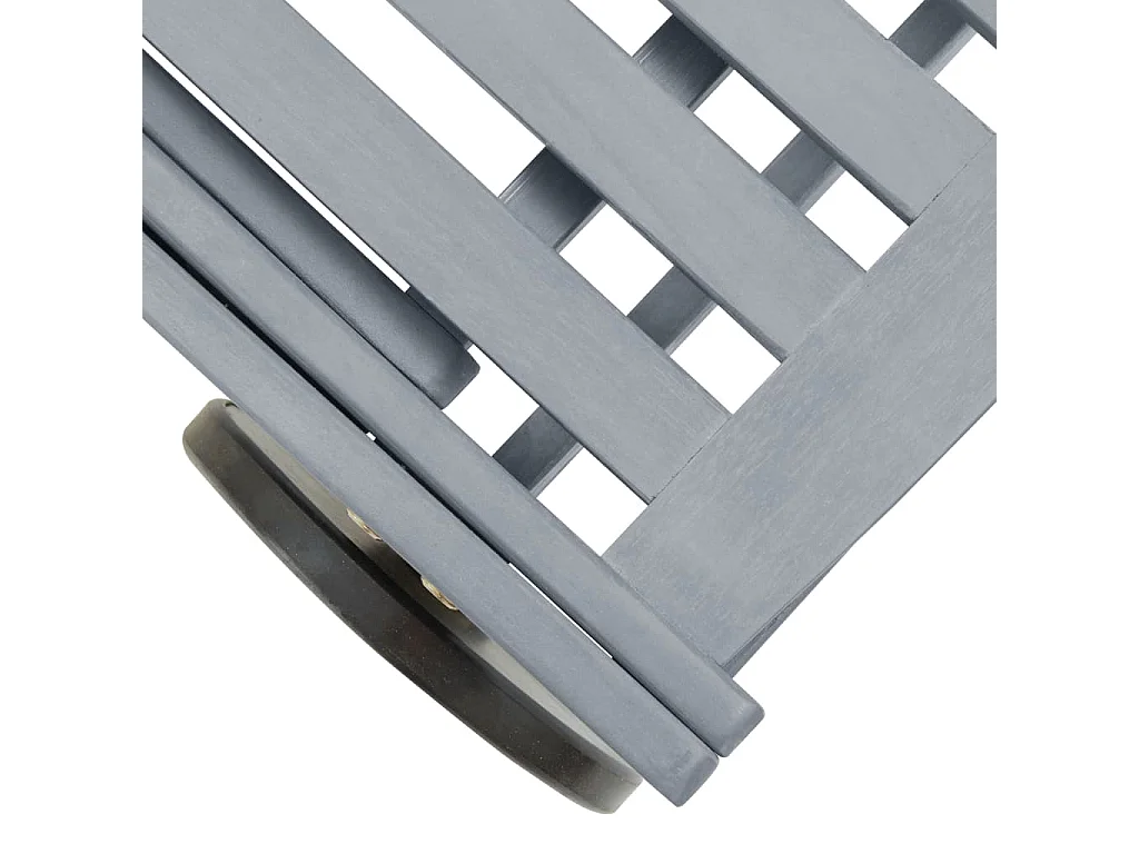 Poltrona da giardino con cuscino in legno massello di acacia