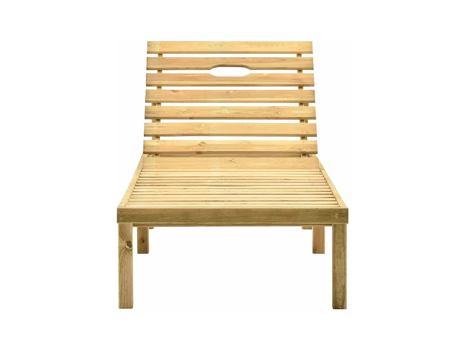 Tuinligstoel met tafel Geïmpregneerd grenenhout