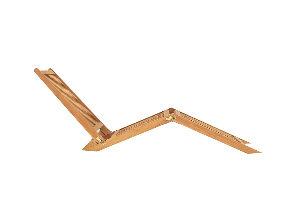 Massief teakhouten loungestoel