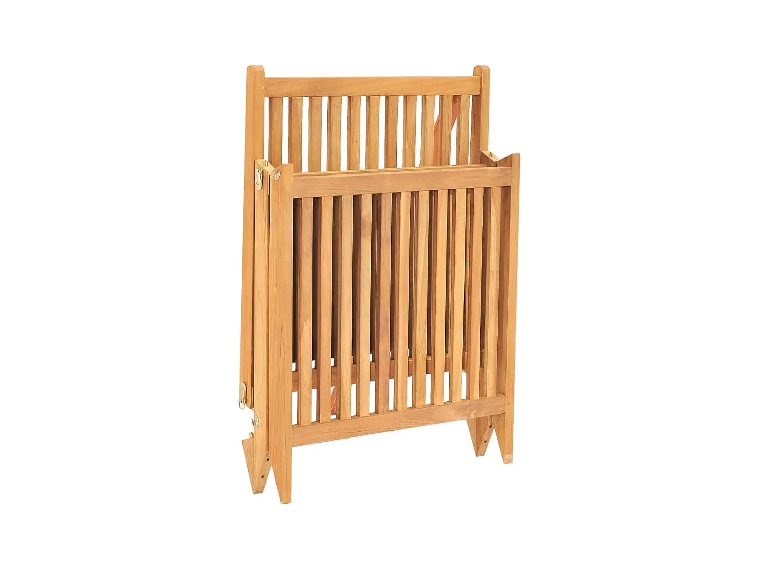 Massief teakhouten loungestoel