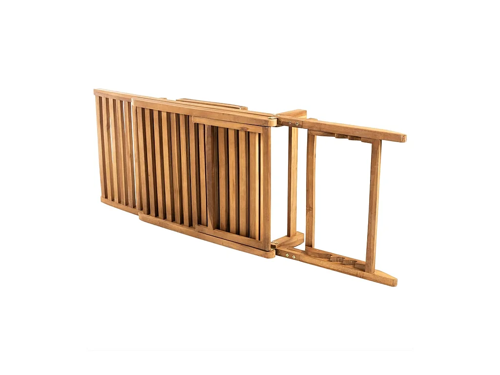 Lounge stoel Massief teakhout