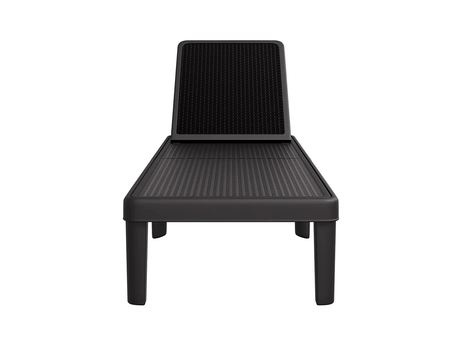 4-posities in hoogte verstelbare polypropyleen loungestoel