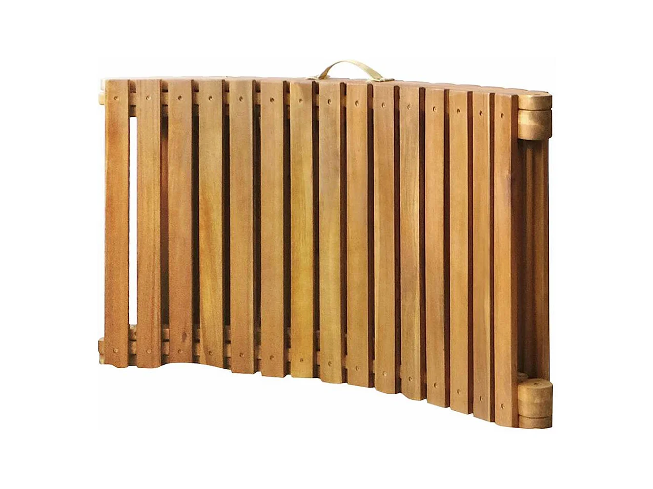 Garten-Loungesessel mit Kissen Massives Akazienholz