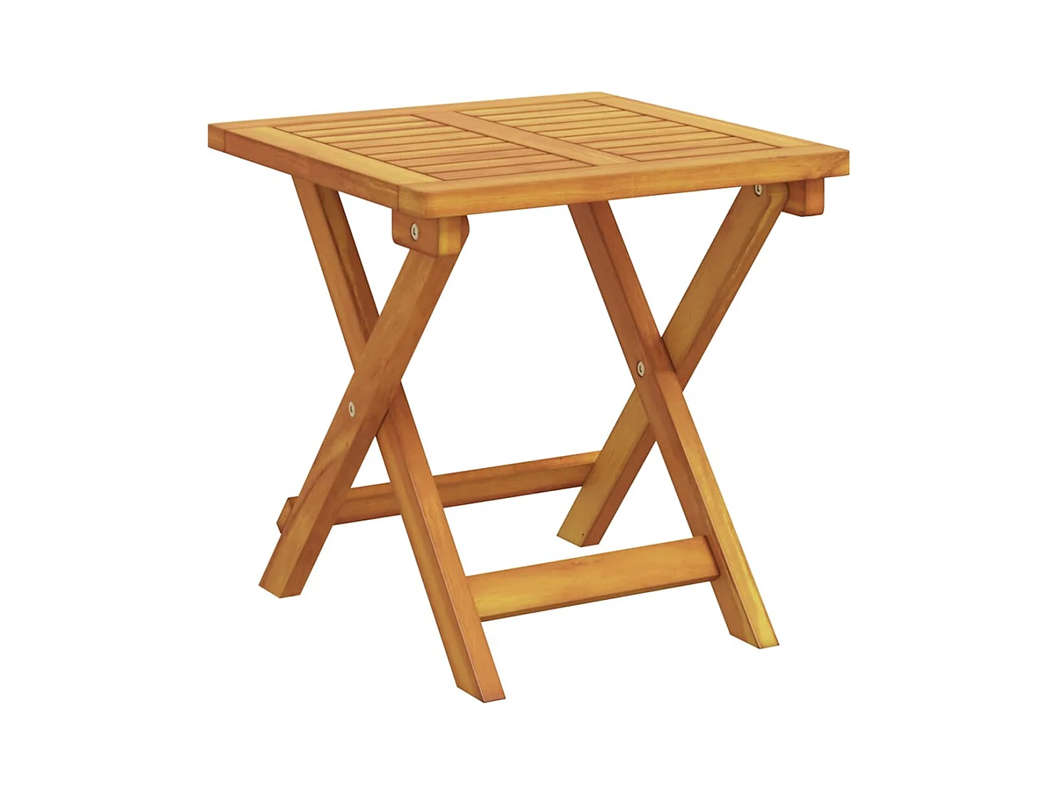 Chaise longue avec table bois massif d'acacia