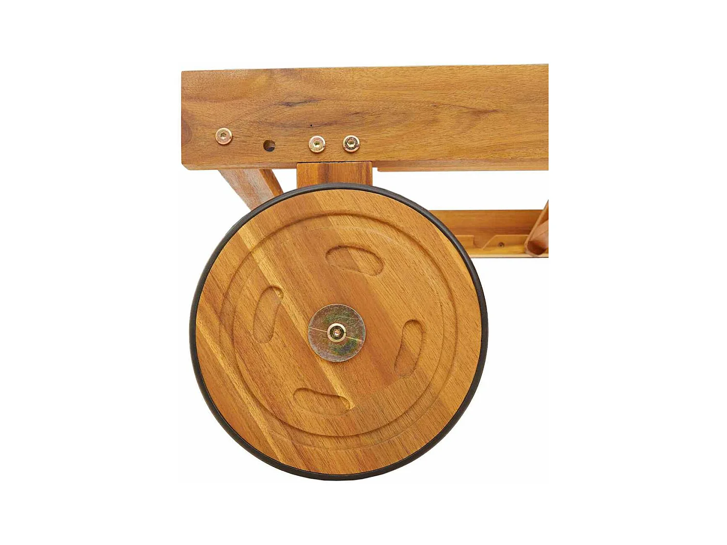 Liegestuhl 2 Stk. Rot 200 x 67 x 84cm Massives Akazienholz