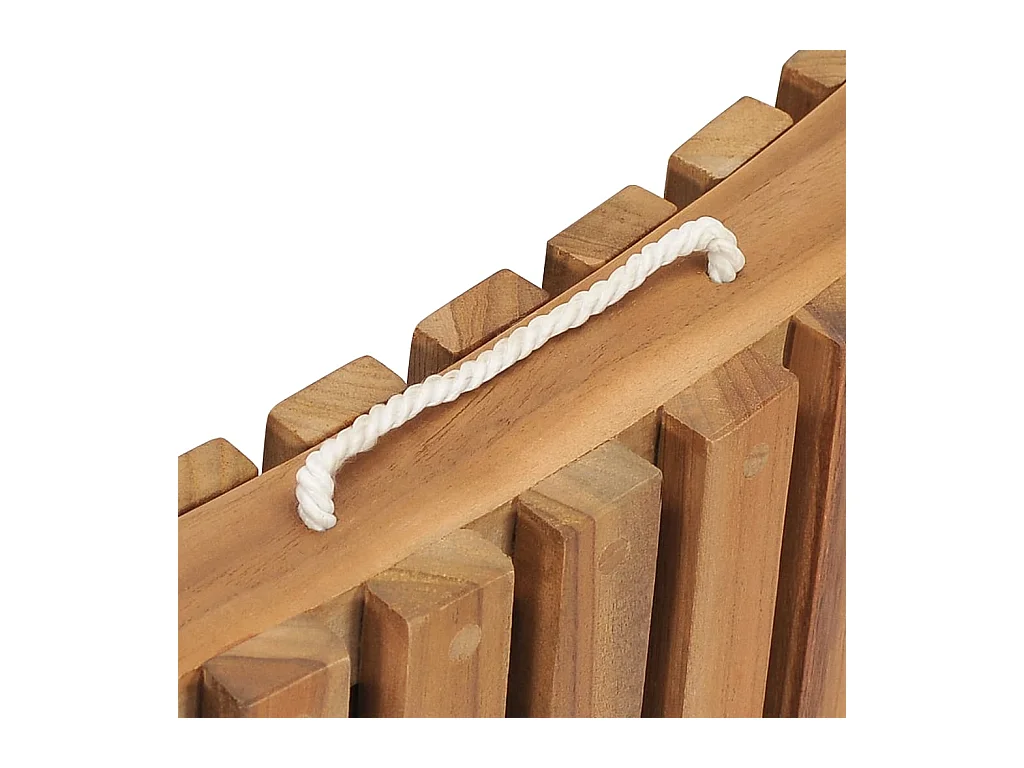 Salon de jardin pliable 3 pcs Bois de teck solide