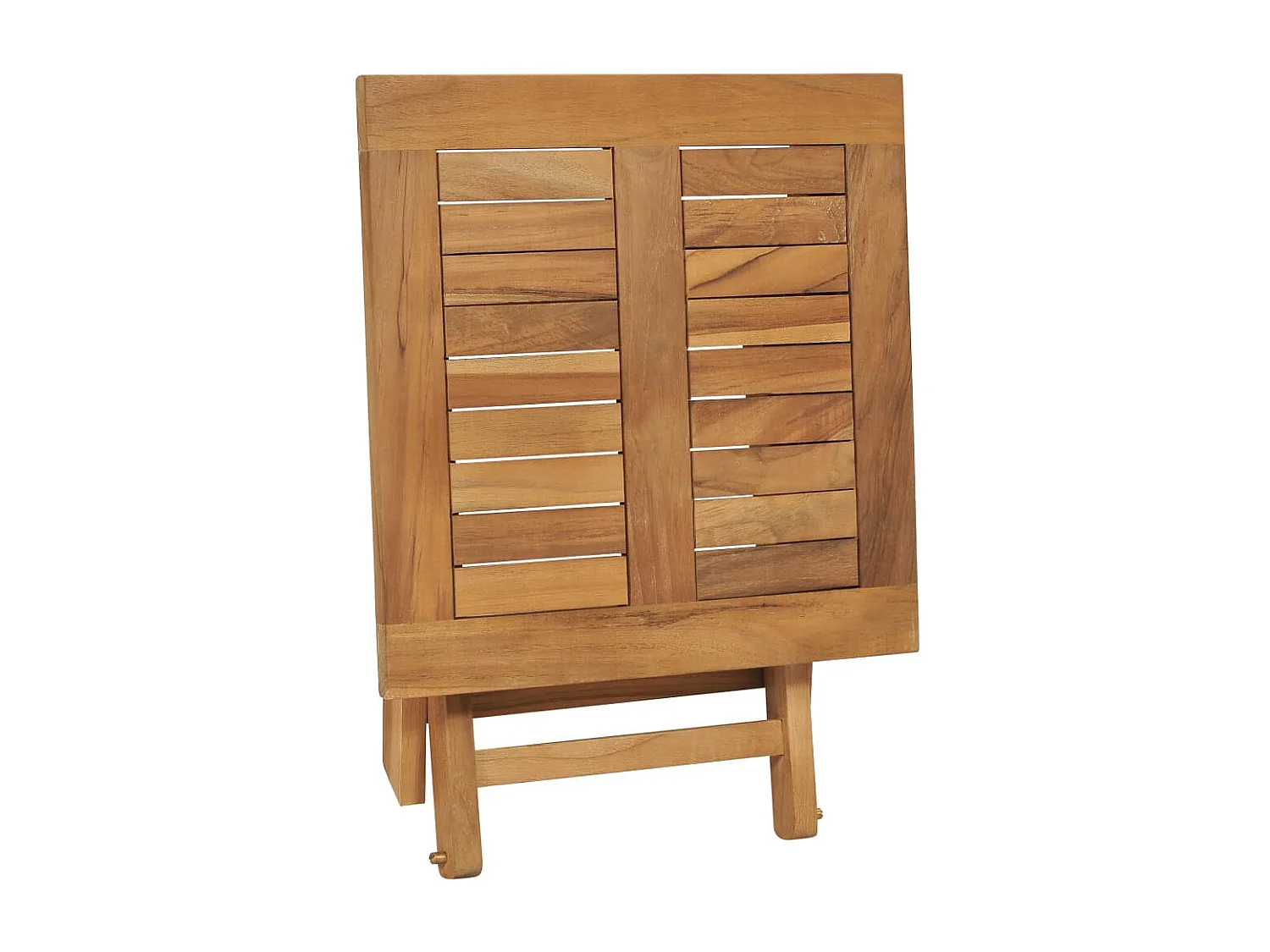 Salon de jardin pliable 3 pcs Bois de teck solide