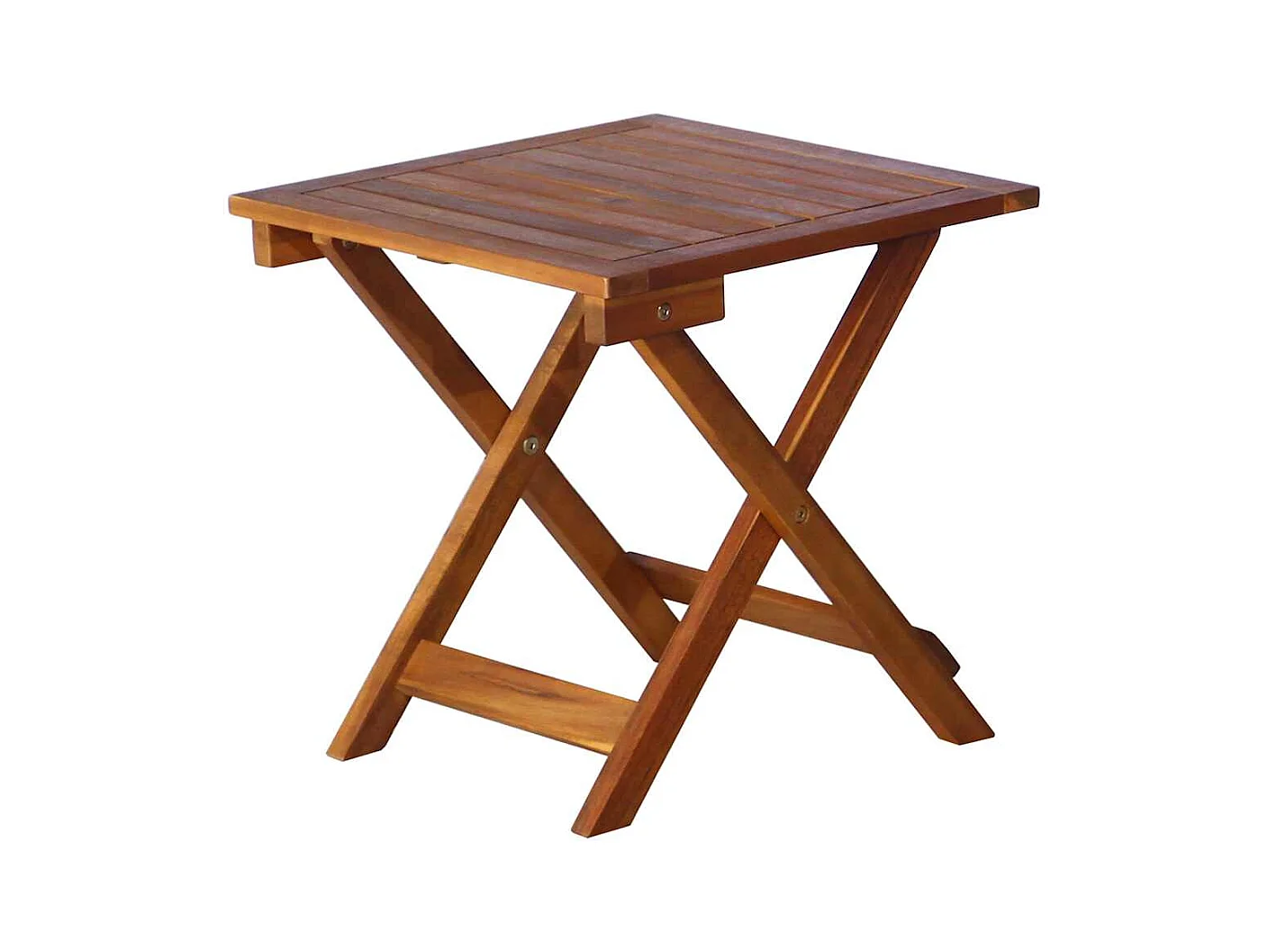 Poltrona da giardino con tavolo e cuscino in legno di acacia