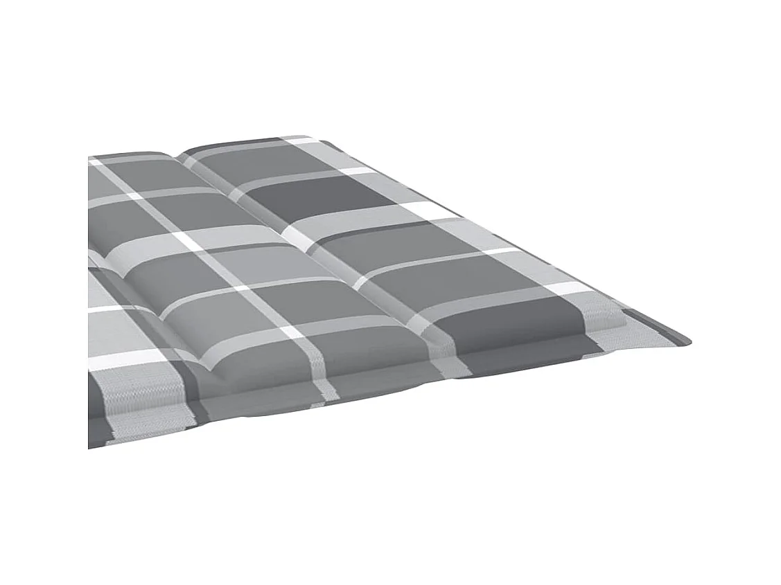 Tuinligstoel met kussen van massief acaciahout