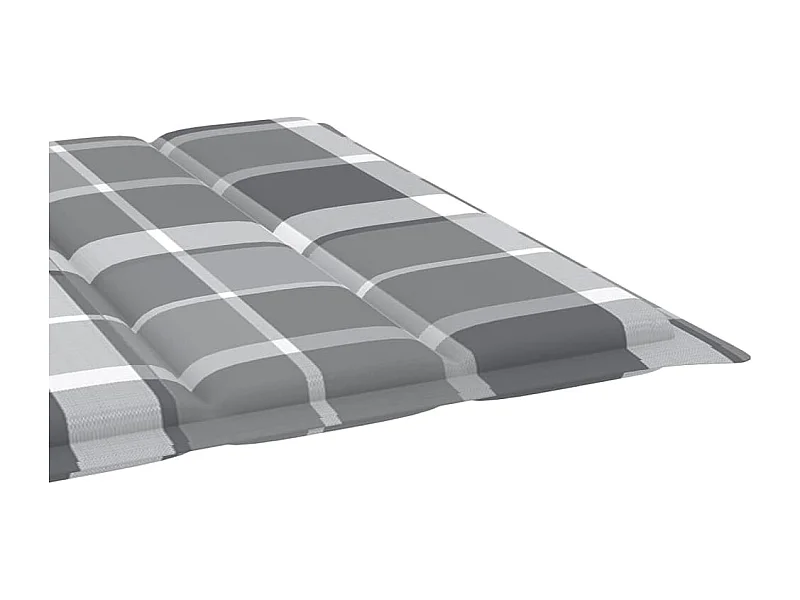 Chaise longue de jardin avec coussin Bois d'acacia solide