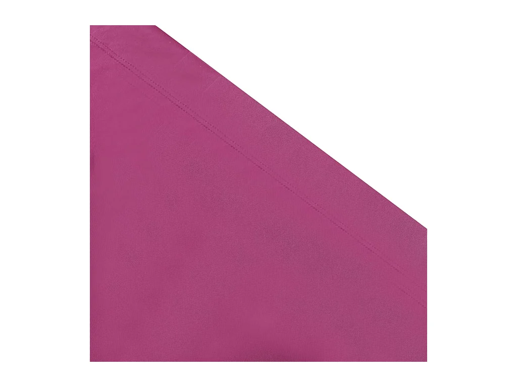 Lit de repos d'extérieur avec auvent rose