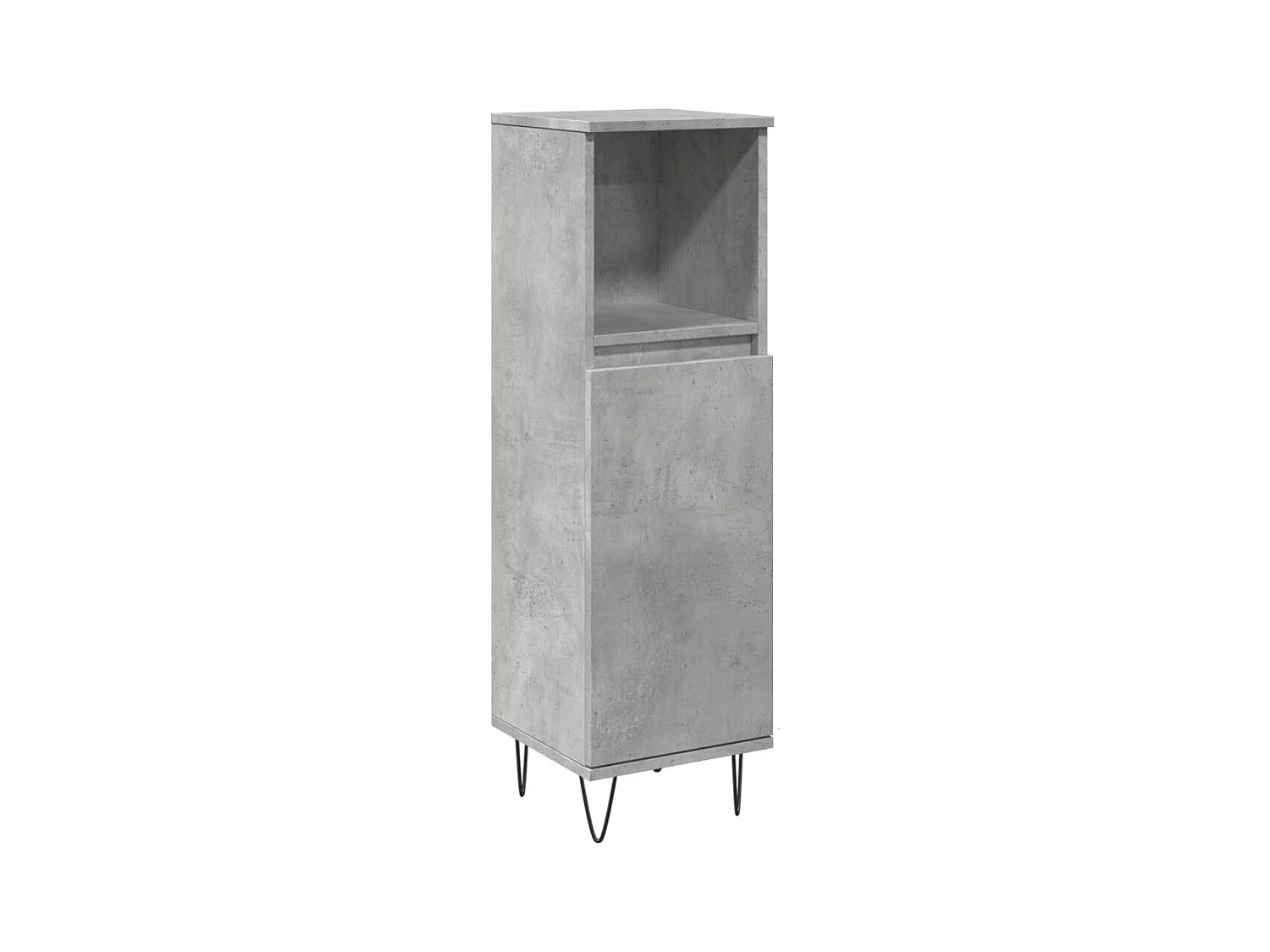 Mobile bagno grigio cemento 30x30x100 cm