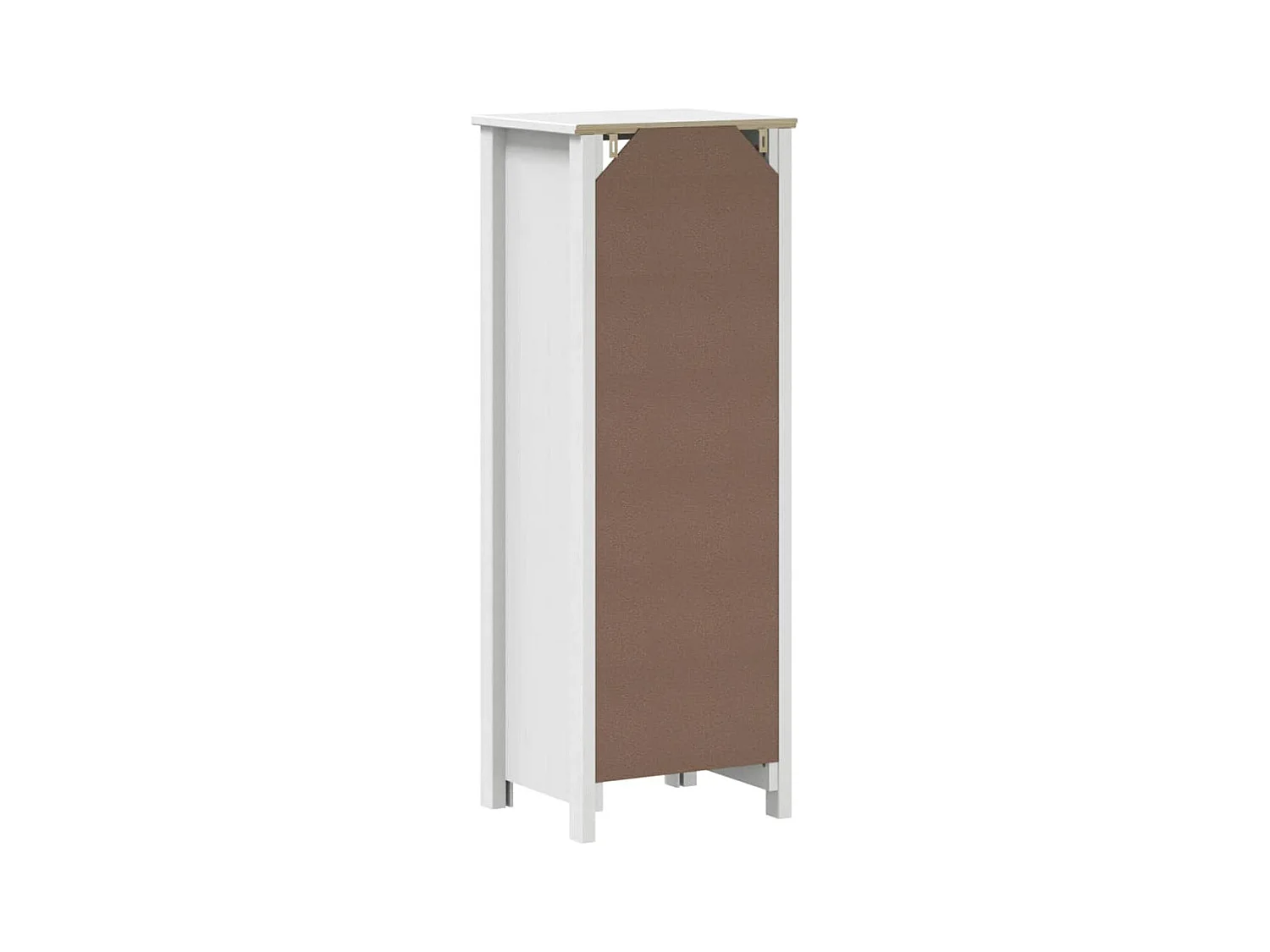 Armoire de salle de bain BERG blanc 40x34x110 cm pin massif