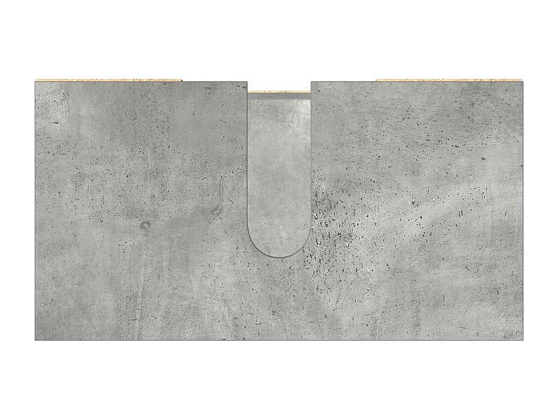 Mobile bagno grigio cemento 60x32x53,5 cm in truciolare