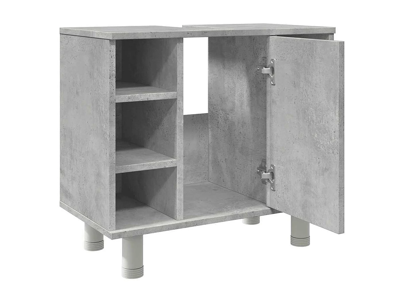 Mobile bagno grigio cemento 60x32x53,5 cm in truciolare