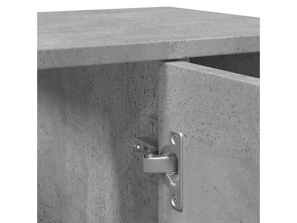 Mobile bagno grigio cemento 60x32x53,5 cm in truciolare