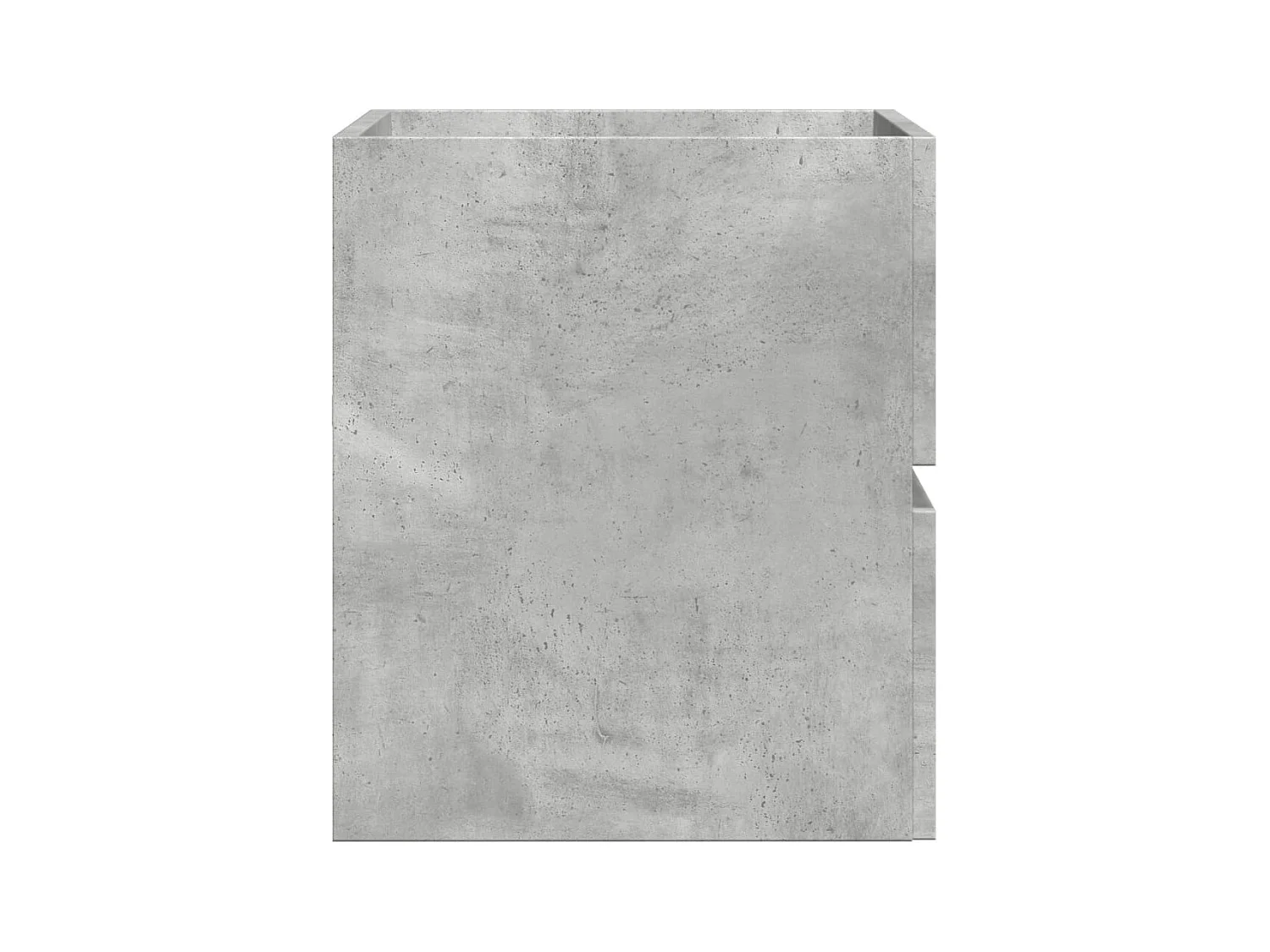 Mueble de baño de madera de ingeniería de color gris hormigón