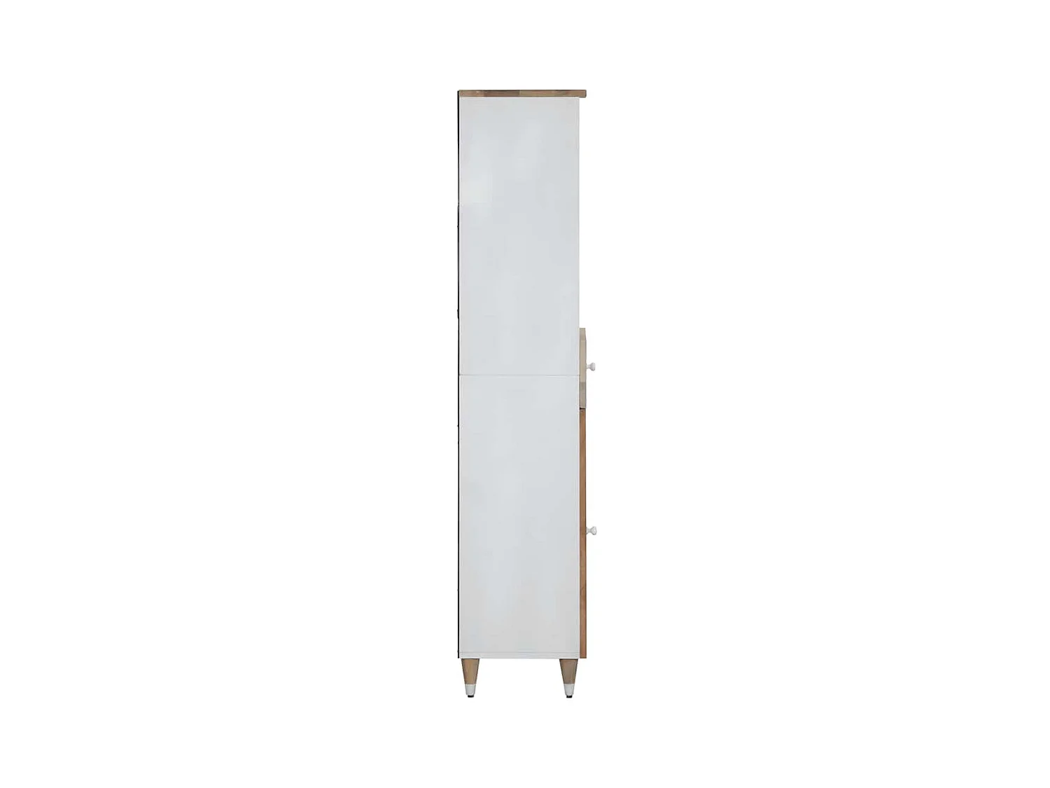 Armoire de salle de bain 38x33,5x160 cm bois massif de manguier