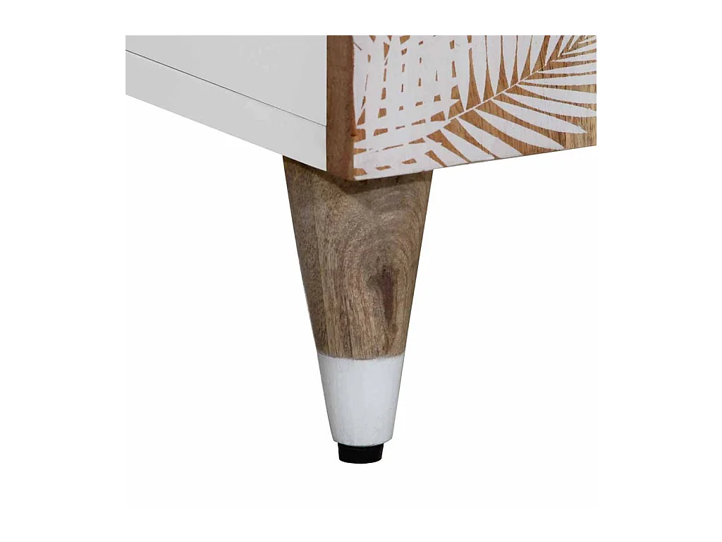 Armoire de salle de bain 38x33,5x160 cm bois massif de manguier