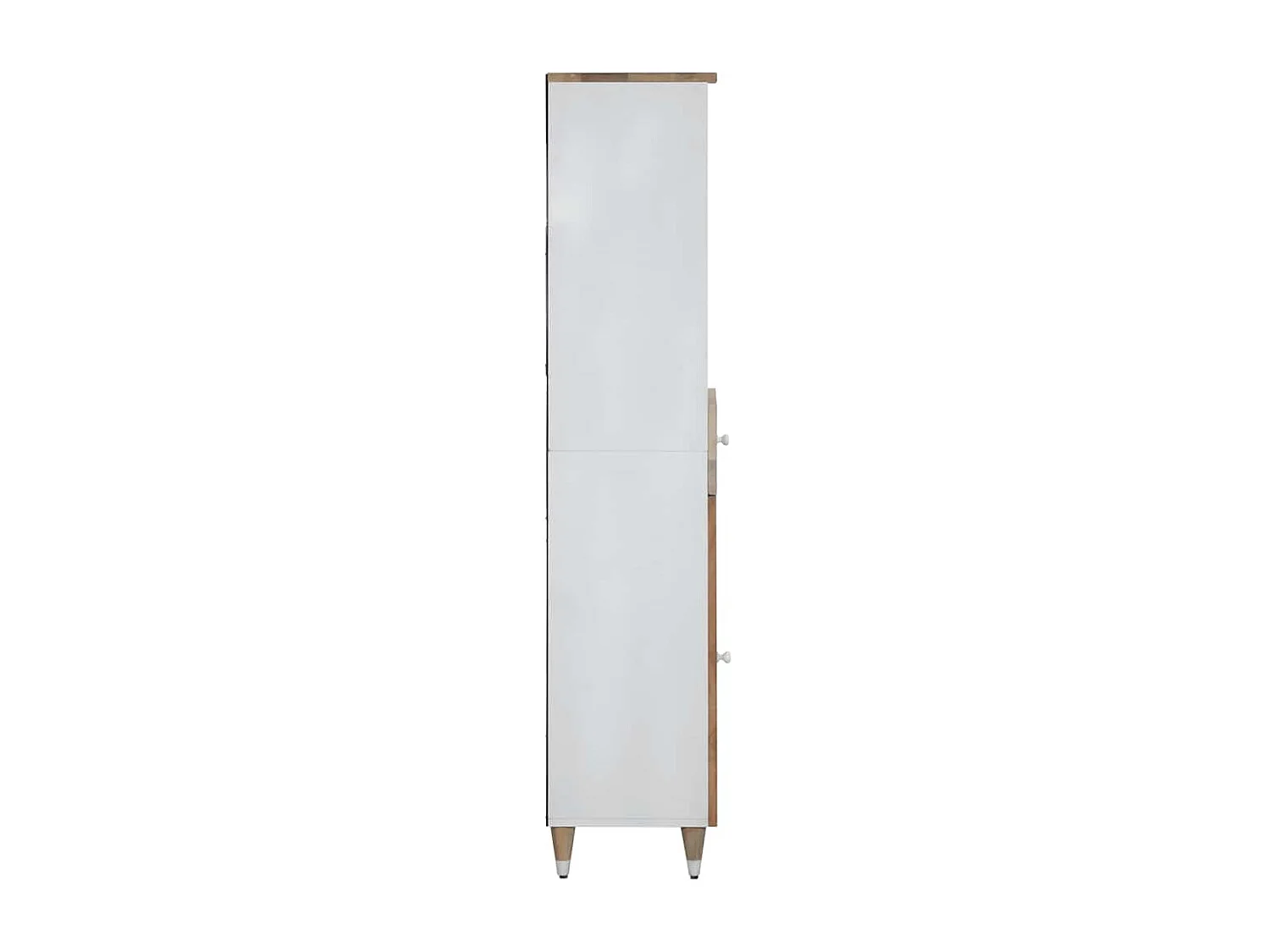 Armoire de salle de bain 38x33,5x160 cm bois massif de manguier