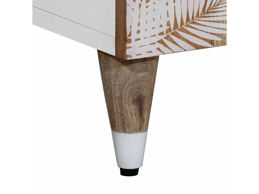 Armoire de salle de bain 38x33,5x160 cm bois massif de manguier