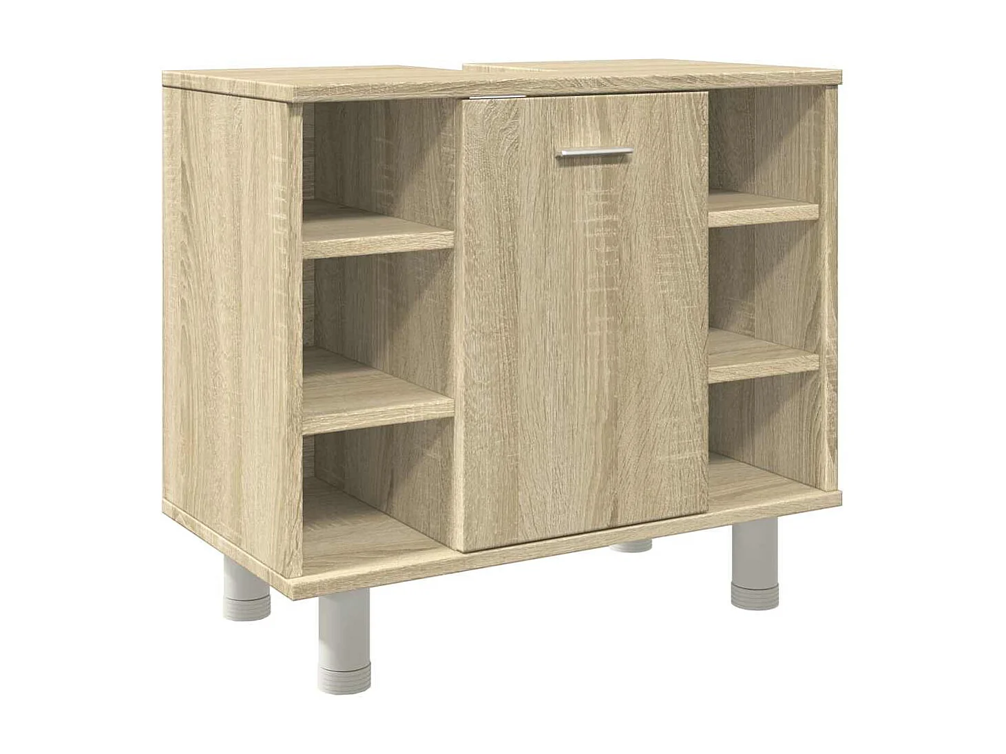 Mueble de baño roble Sonoma 60x32x53,5 cm Aglomerado
