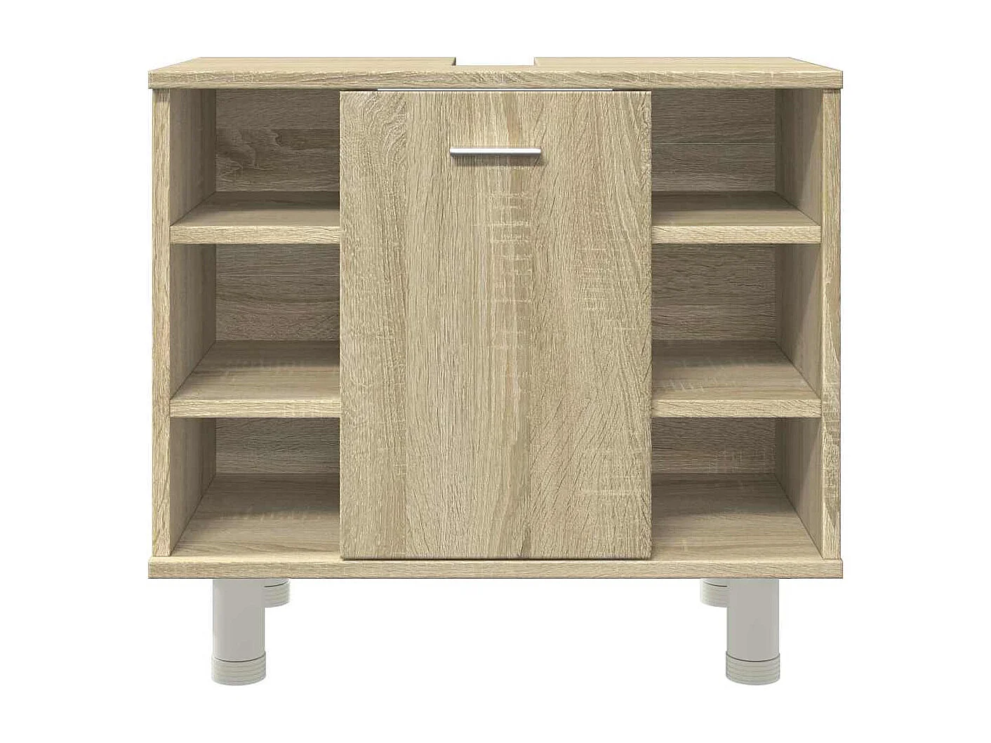Mueble de baño roble Sonoma 60x32x53,5 cm Aglomerado