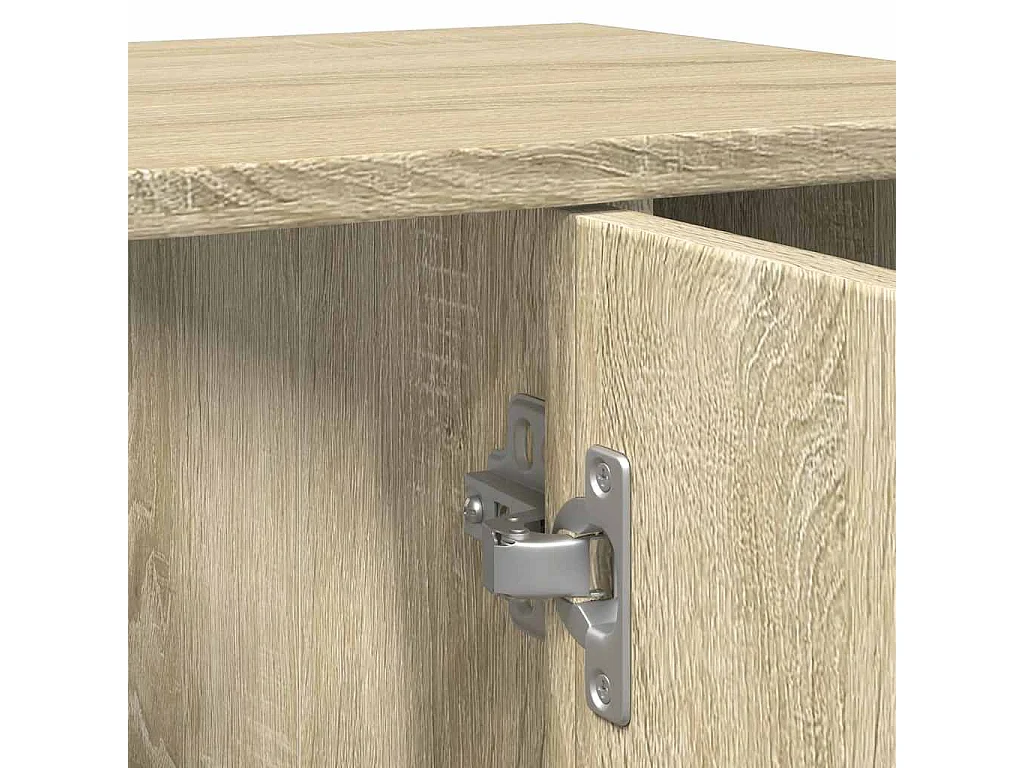 Mueble de baño roble Sonoma 60x32x53,5 cm Aglomerado