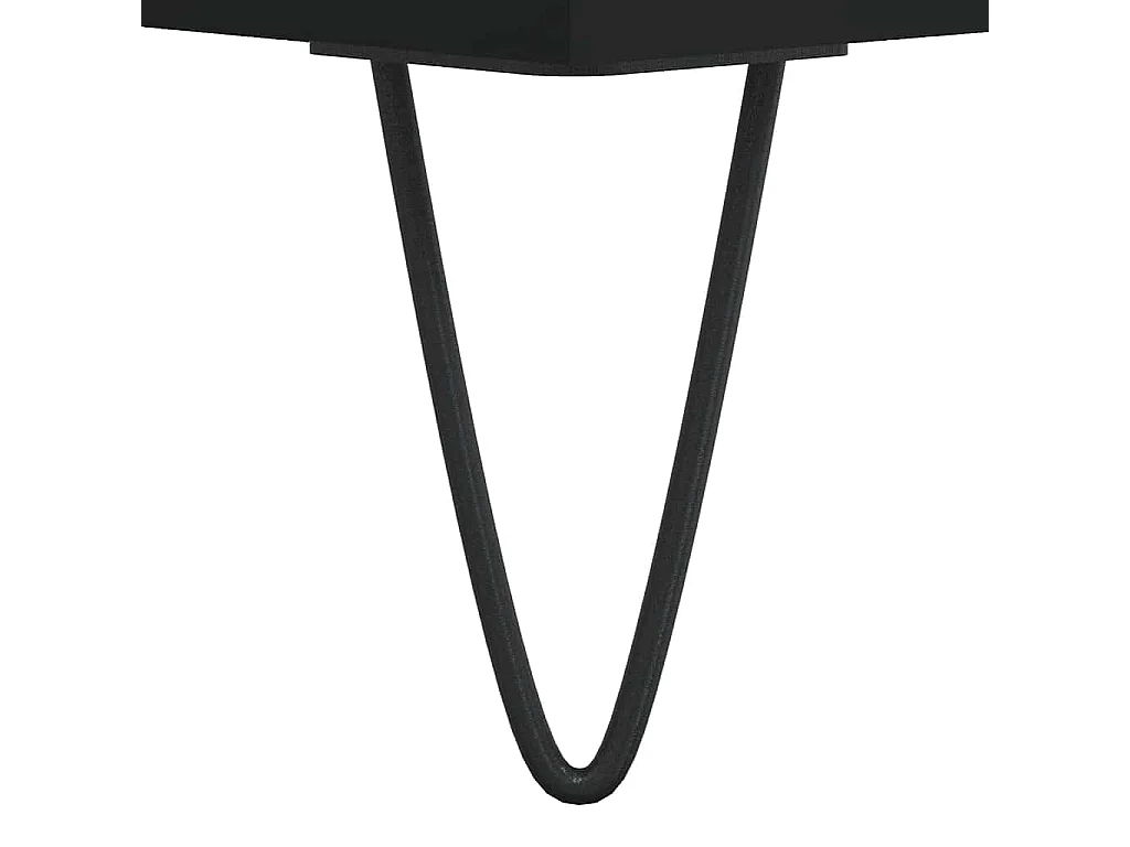 Zwarte badkamerkast 65x33x60 cm van bewerkt hout