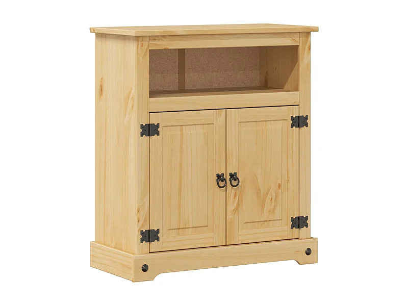 Mobile bagno Corona 70x33x80 cm in legno massello di pino