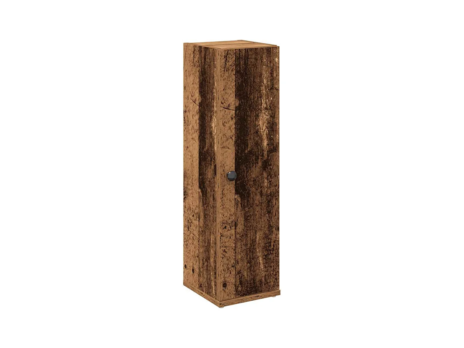 Meuble de salle de bain avec porte-rouleau vieux bois